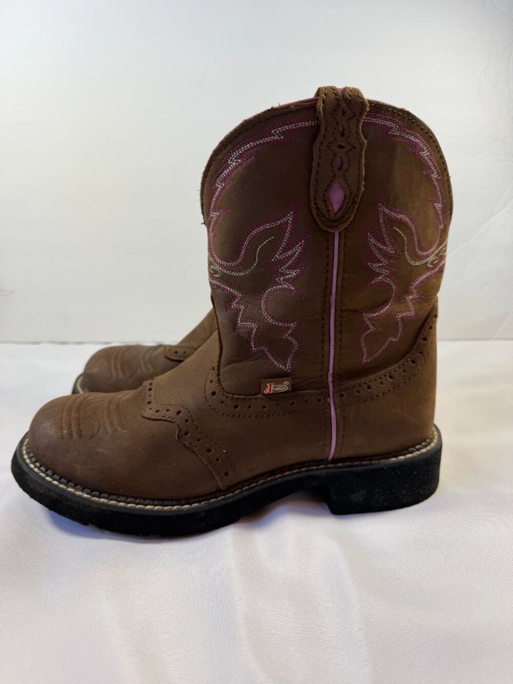 EUC Justin Gypsy Gemma Women's Leather Western Boots, Size 10.5 - Picture 3 of 12
